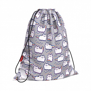 Мешок для обуви Pixel Cat, размер 36,5 х 44 см (Erich Krause, 48253)